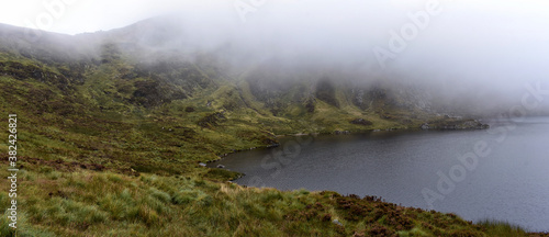 Foggy Day at Lough Ouler, Ireland photo