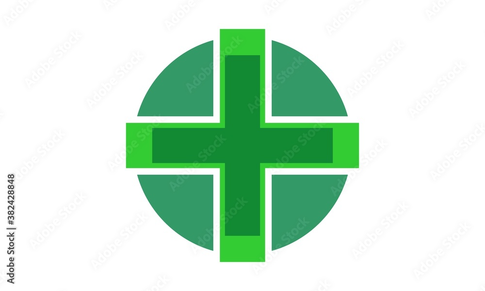 Obraz premium medic vector logo