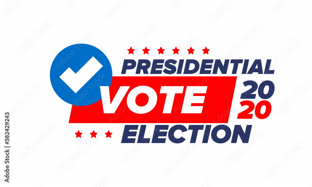 Presidential Election 2020 in United States. Vote day, November 3. US Election. Patriotic american element. Poster, card, banner and background. Vector illustration Presidential Election 2020 in United States. Vote day, November 3. US Election. Patriotic american element. Poster, card, banner and background. Vector illustration