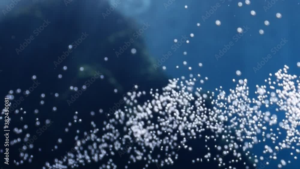 custom made wallpaper toronto digitalair bubbles close up underwater some focused some defocused turning in ocean background scenery 
