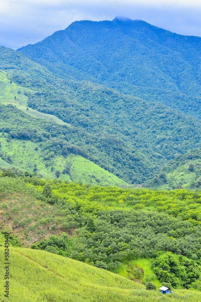 Breathtaking Mountain Landscape of Nan in Northern Thailand Breathtaking Mountain Landscape of Nan in Northern Thailand