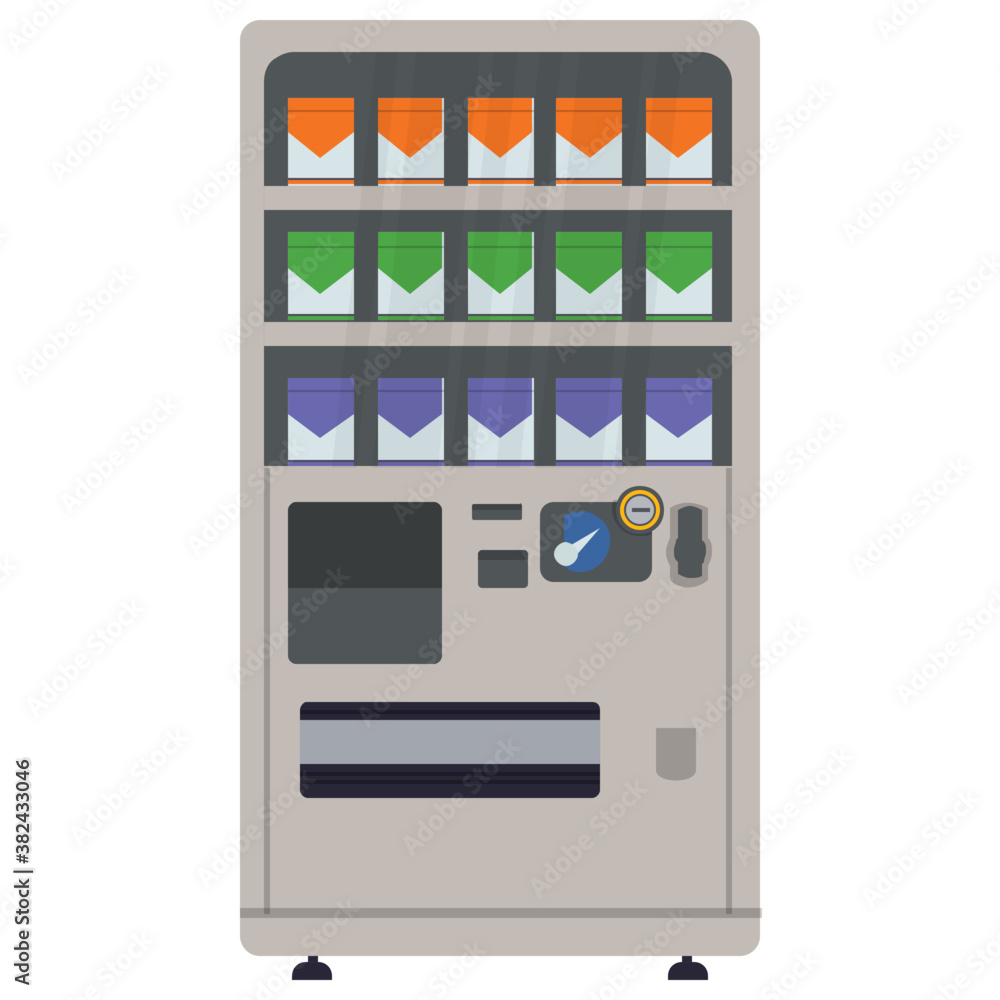 A juice vending machine to dispense juice when inserting coin
A juice vending machine to dispense juice when inserting coin