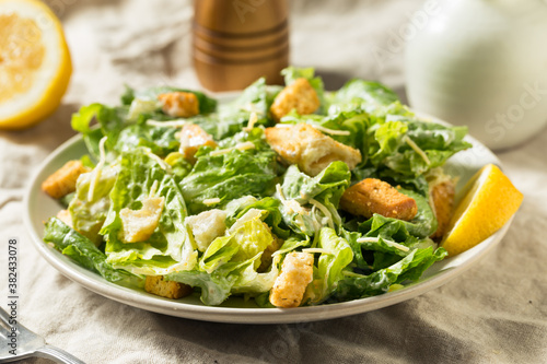 Homemade Healthy Romaine Caesar Salad