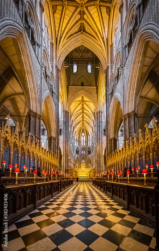 Fotografie View of Westminster Abbey in London