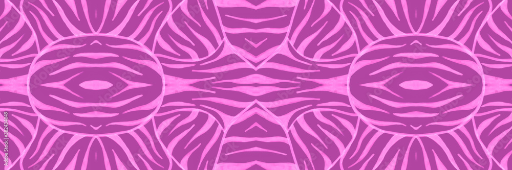 Pink Zebra Leather Texture. Geometric Fashion 