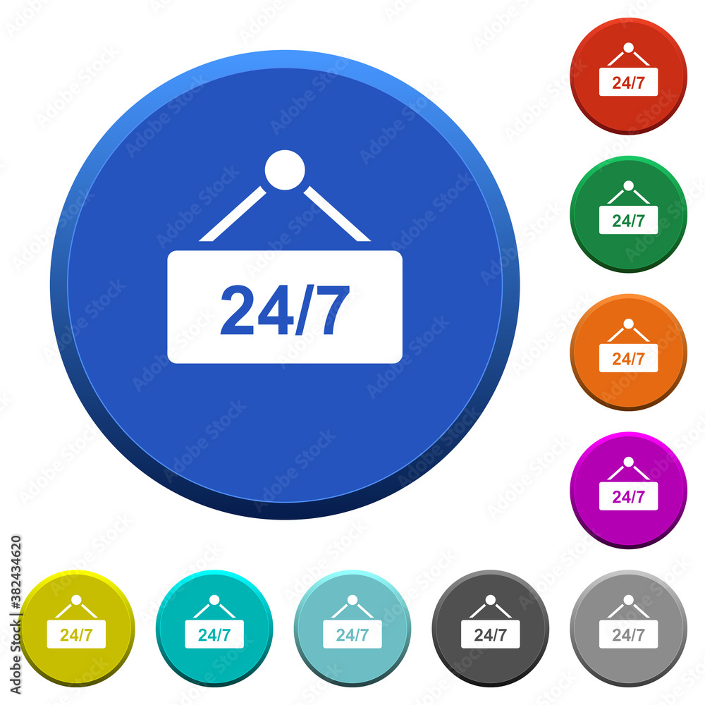 hanging table with 24h seven days a week beveled buttons hanging table with 24h seven days a week beveled buttons
