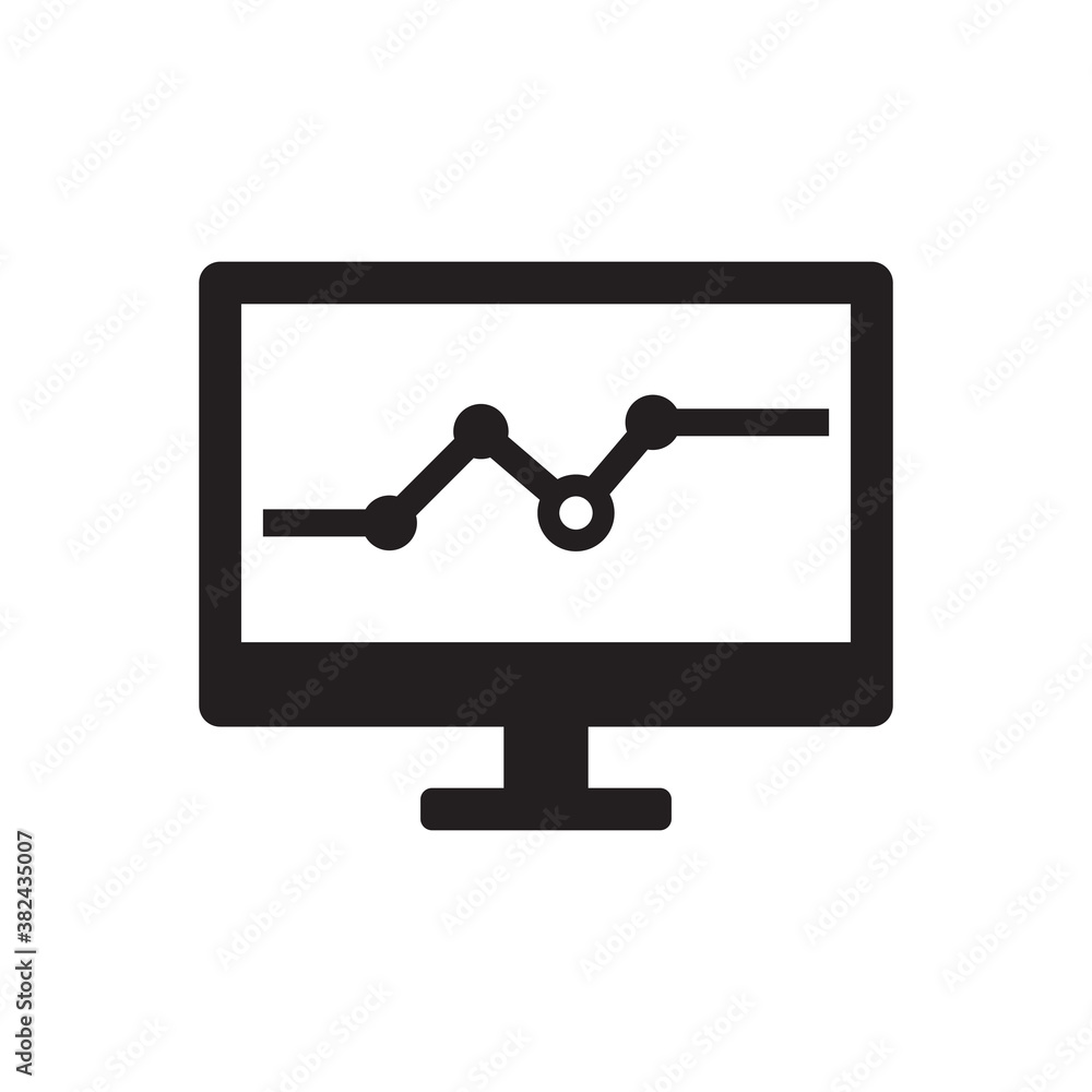 online graph report icon, seo marketing report icon online graph report icon, seo marketing report icon