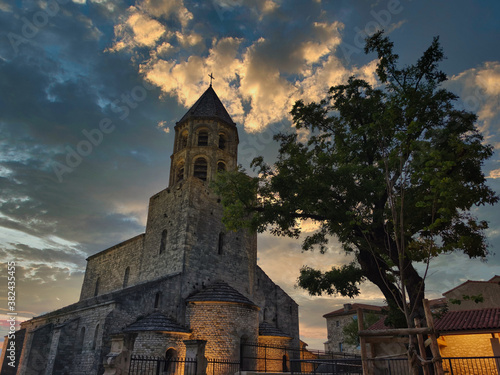 Church of the historical village of La Garde-Adhémar, Provence, France. © Franck