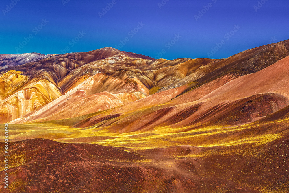 Colored Mountains Landscape, La Rioja, Argentina