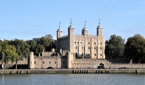 The Tower of London across the river thames