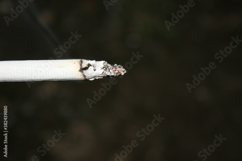 cigarette and ash