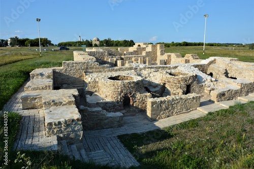 ruins of the roman amphitheater