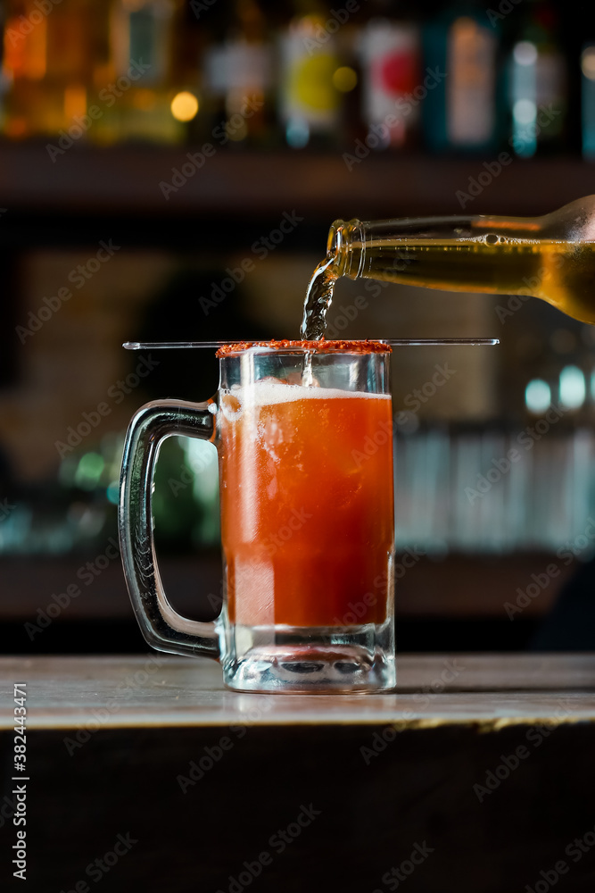 Michelada foto de Stock Adobe Stock