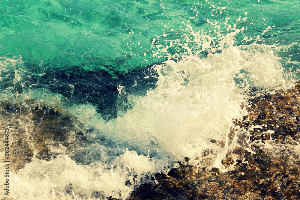 Obraz premium wave background