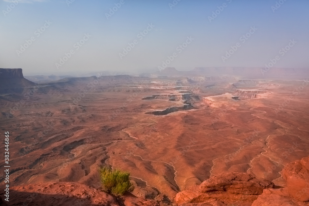 Green River Overlook in the Canyonlands National Park in Utah, USA