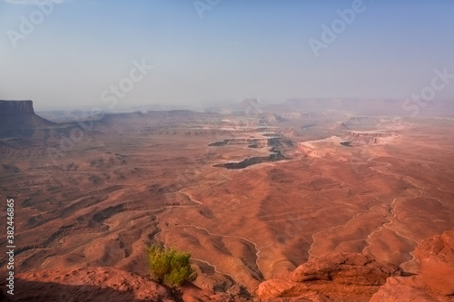 Green River Overlook in the Canyonlands National Park in Utah  USA