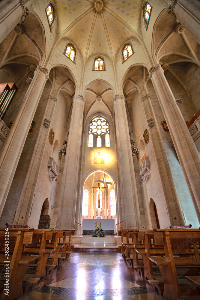 Altar of Basilica de Tibidabo, Barcelona, Spain