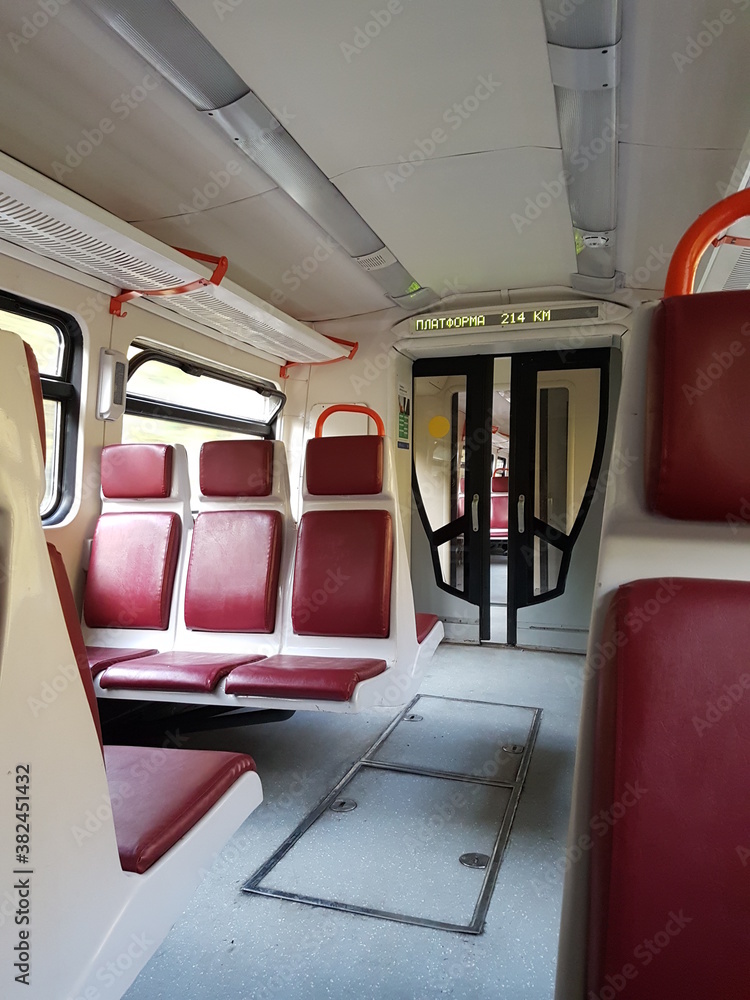 Fototapeta premium interior of a train