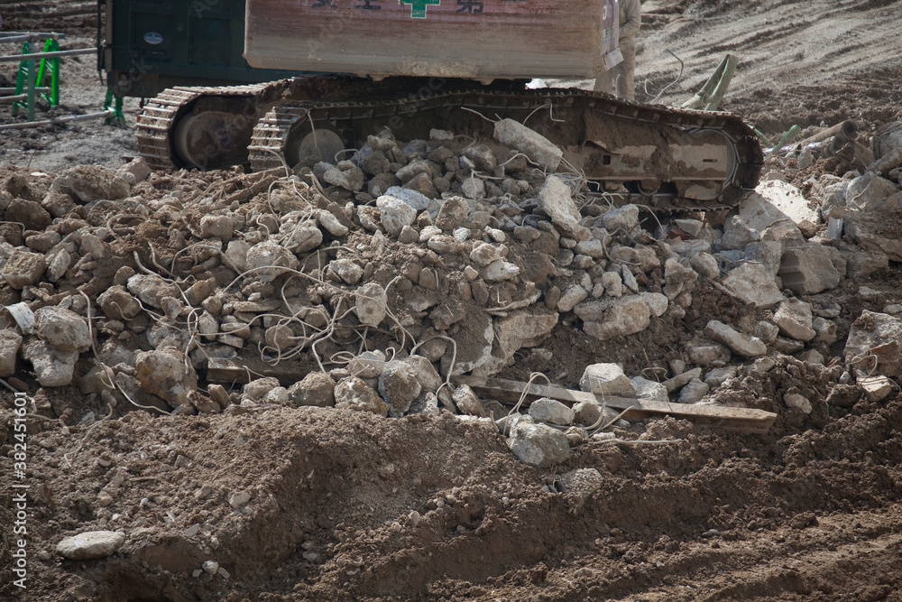 Fototapeta premium 工事現場