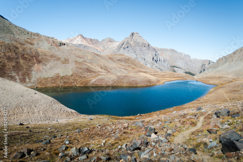One of the Blue Lakes in the San Juan Mountains. 