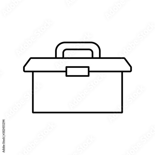 tool box icon Element of building icon for mobile concept and web apps. Thin line tool box icon can be used for web and mobile. Premium icon on white background