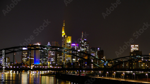 Night shoot of the city of Frankfurt am Main