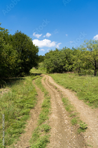 road in the countryside