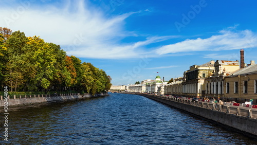 Embankment of the Fontanka river in Saint-Petersburg. © Sergey Fedoskin