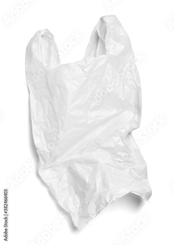 plastic bag white shopping carry pollution environment waste used shopping handle retail disposable