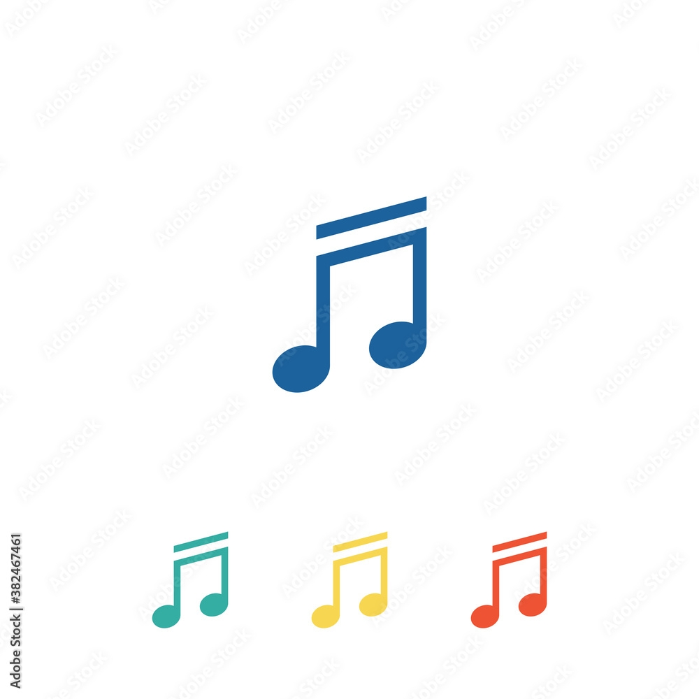 Note music vector icon. The symbol song icon for web site. Illustration Melody or tune for mobile apps. Pictogram Note. Minimalist icon music, note icon. Sound concept Note music vector icon. The symbol song icon for web site. Illustration Melody or tune for mobile apps. Pictogram Note. Minimalist icon music, note icon. Sound concept