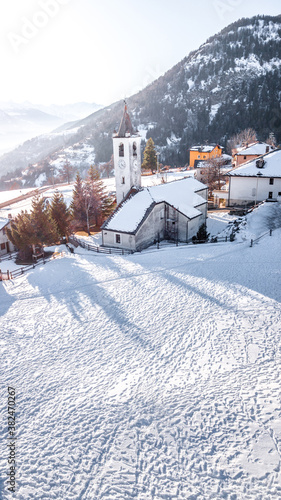 Alpine village.
