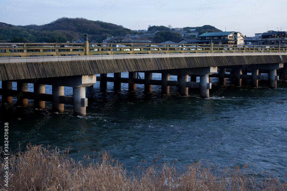 宇治橋と宇治川