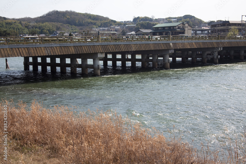 宇治橋と宇治川