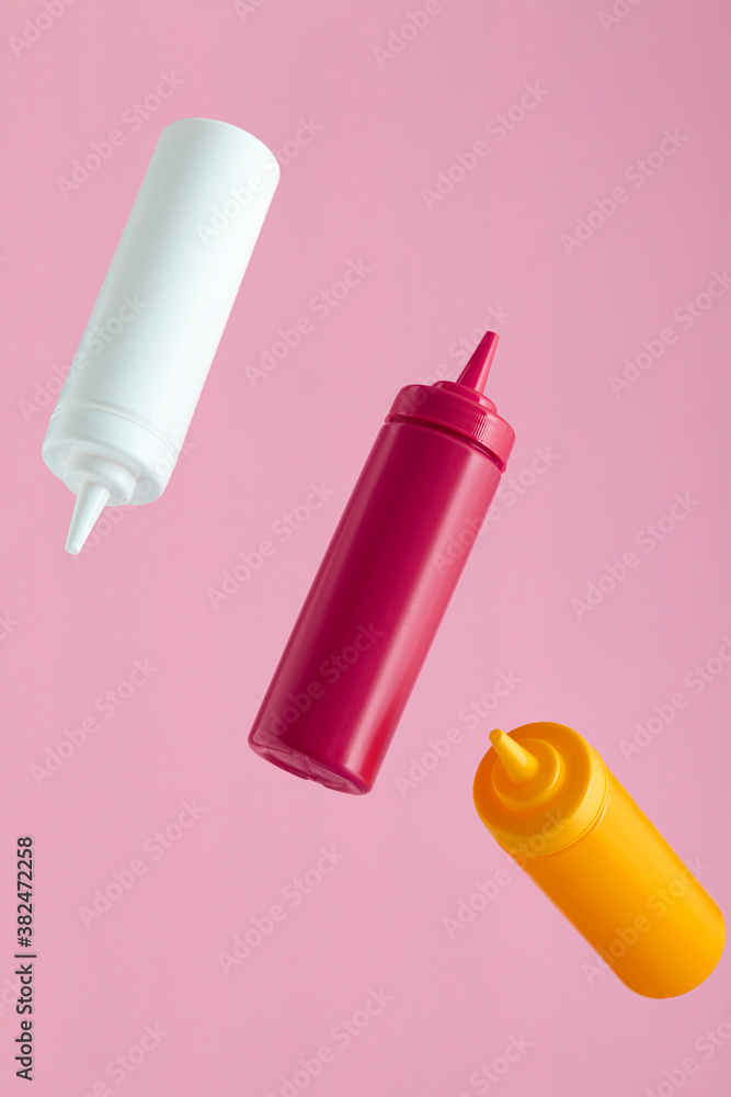 KetchupMustardMayonnaise bottles Stock Photo Adobe Stock