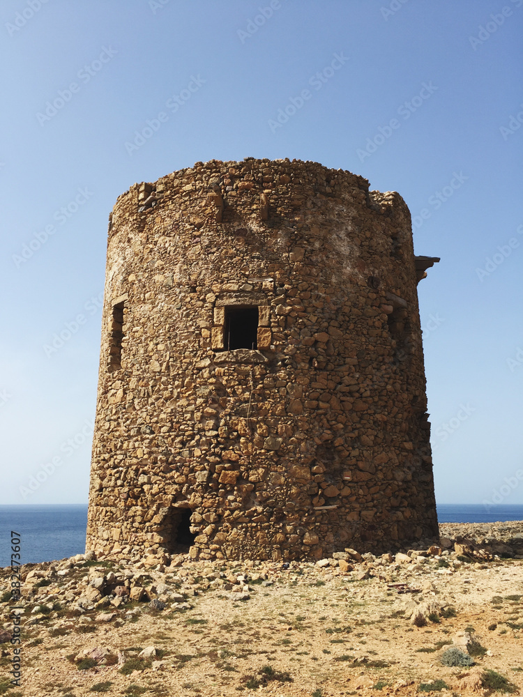 Old Spanish Tower, Sardinia Old Spanish Tower, Sardinia