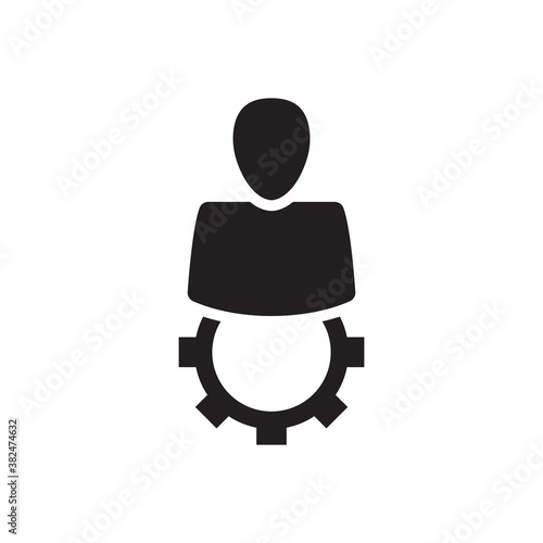 expert specialist man icon