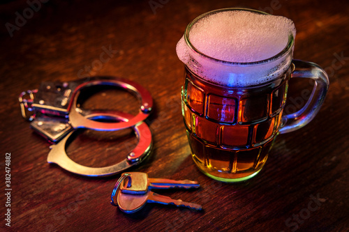Alcohol Keys Handcuffs