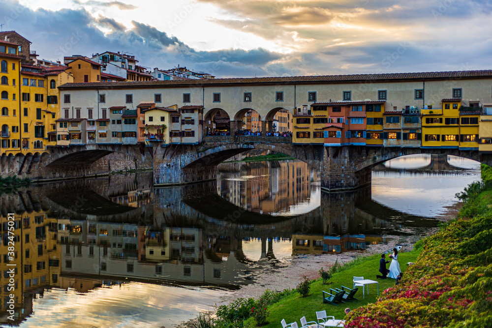 Fototapeta premium ponte vecchio city