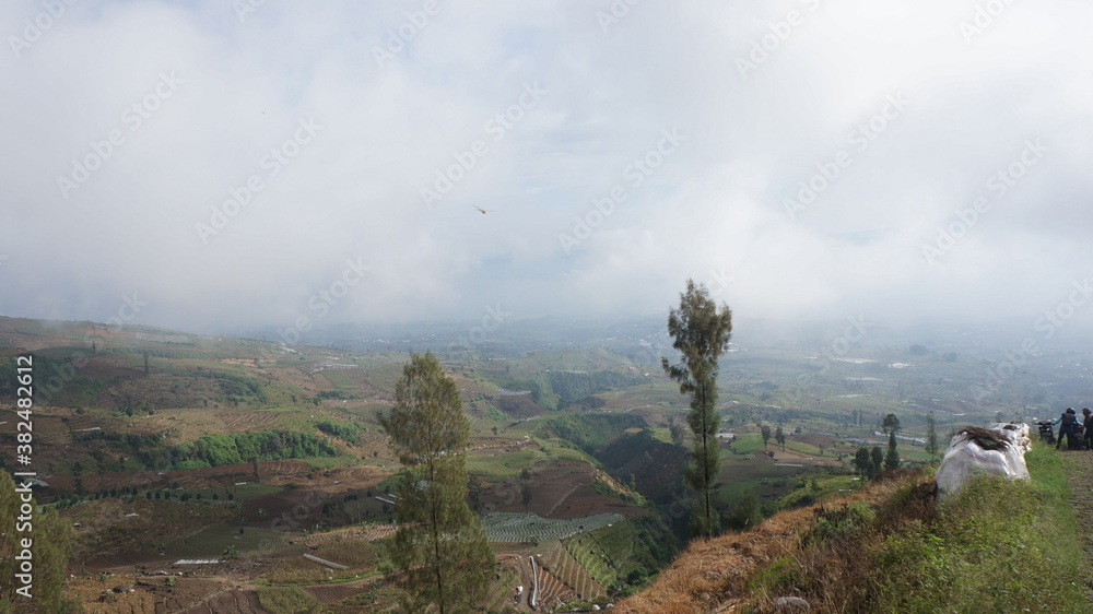 Fototapeta premium fog over the mountains