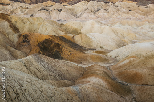 zabriski point landscape hill texture death valley national park usa photo