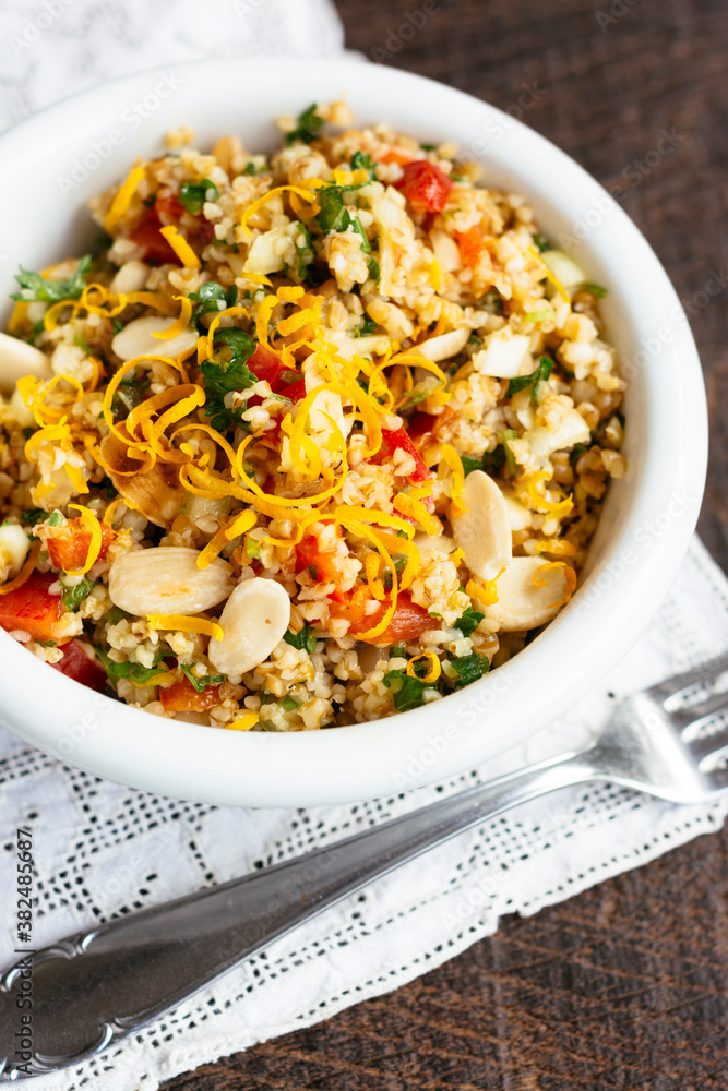 Orange Bulgur Sald Orange Bulgur Sald