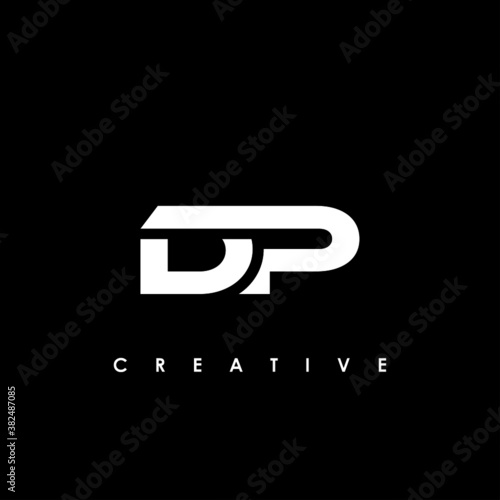 Obraz na plátně DP Letter Initial Logo Design Template Vector Illustration