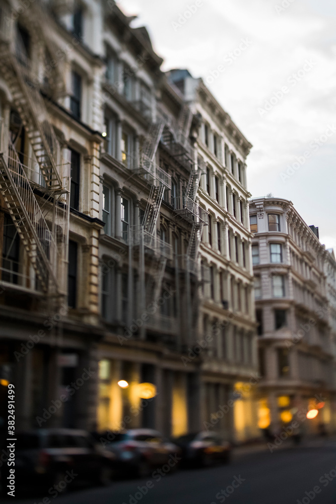 Twilight in Soho, New York Twilight in Soho, New York