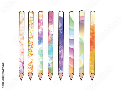 Pencil Clip Art Collection. You can use this file to print on greeting cards  frames  mugs  shopping bags  wall art  phone boxes  wedding invitations  stickers  decorations  and t-shirts.