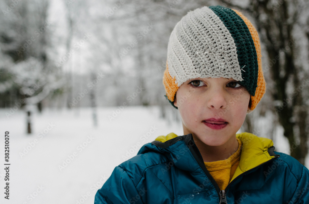 Little Boy in the Winter Little Boy in the Winter