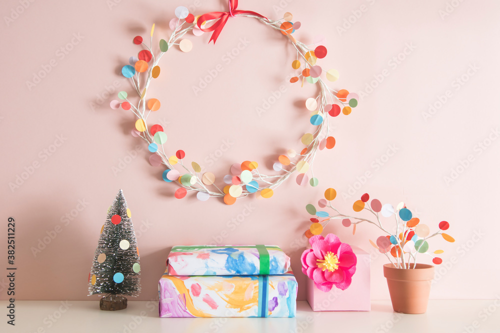 Confetti wreath Confetti wreath
