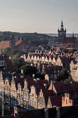 View over Old Town of Gdansk photo