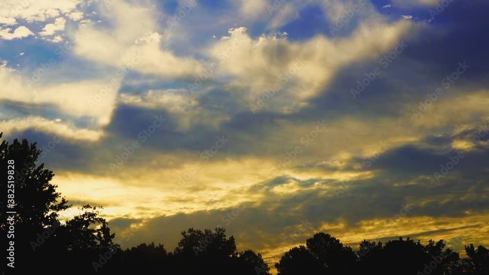 Summer sunrise time lapse Summer sunrise time lapse
