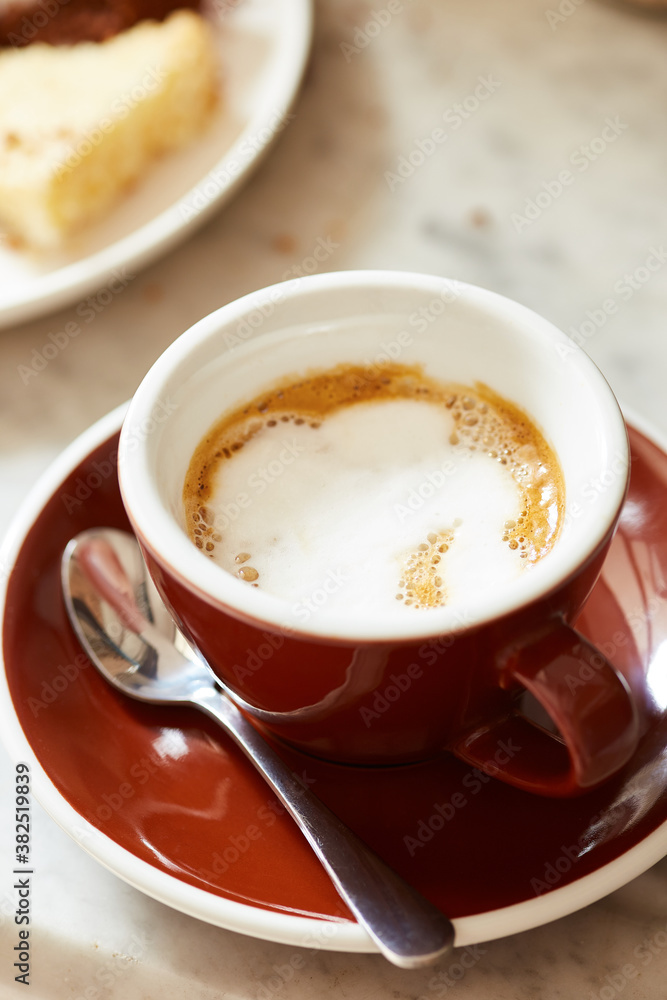 Beautiful brown coffee service withÔøΩ_macchiato. Beautiful brown coffee service withÔøΩ_macchiato.