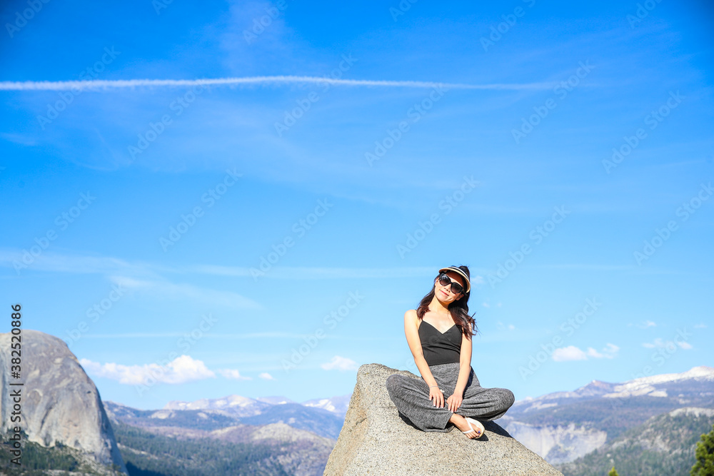  Girl at Yosemite National Park